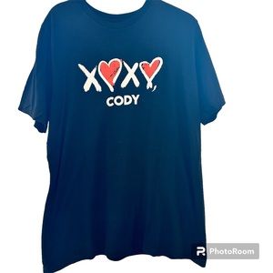 Peloton Cody xoxo tshirt in black
